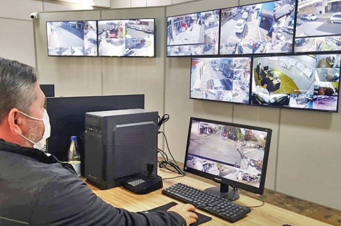 Central de Monitoramento come�ou a fazer imagens 24 horas por dia