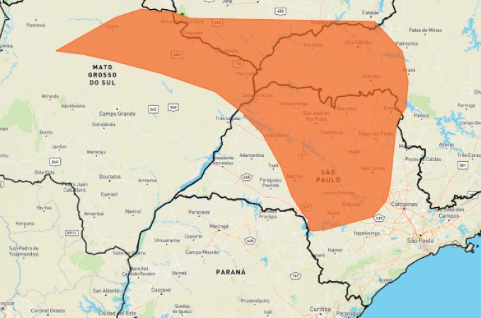 Defesa Civil alerta para o risco de tempestade  at o dia 19
