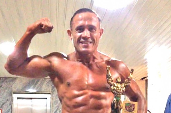 Mrcio Kick conquistou trofu de Fisiculturismo em Ribeiro Preto