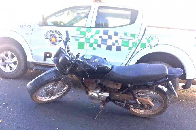 PM Ambiental identifica moto furtada
