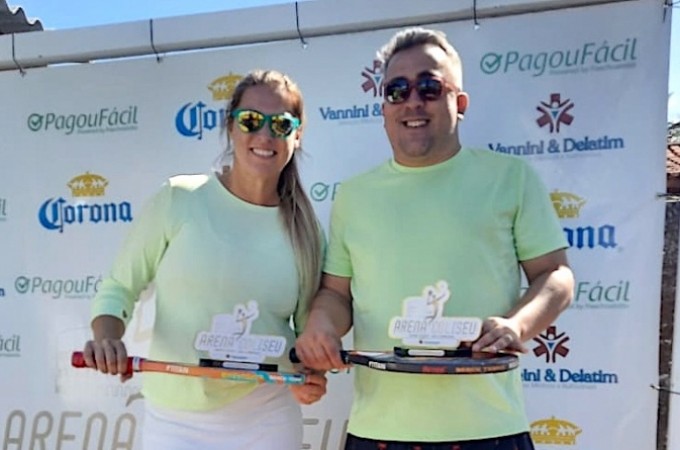 Beach Tennis: Dupla de Ibitinga conquista 1 lugar em Dis Crregos