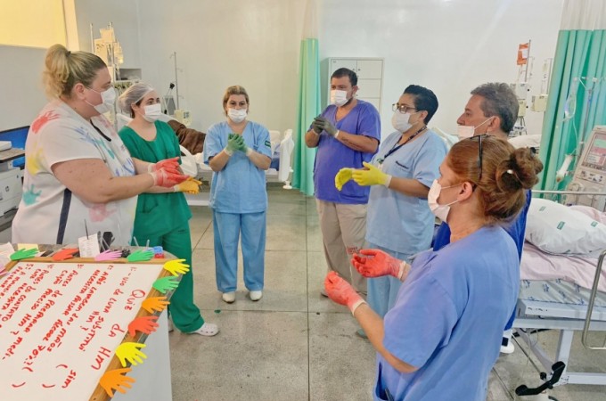 Dia Mundial de Higienizao das Mos  celebrado na Santa Casa