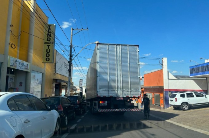 Trnsito foi prejudicado na rea central