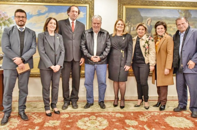 FAESP recebe presidente da EMBRAPA 