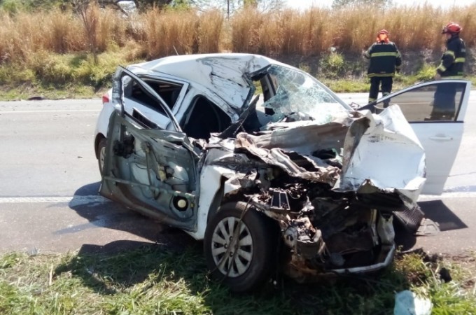 SP-304: Grave acidente deixa mulher de 48 anos ferida