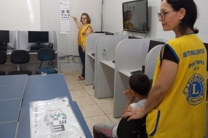 Lions Club promove projeto de viso na Vila dos Bancrios