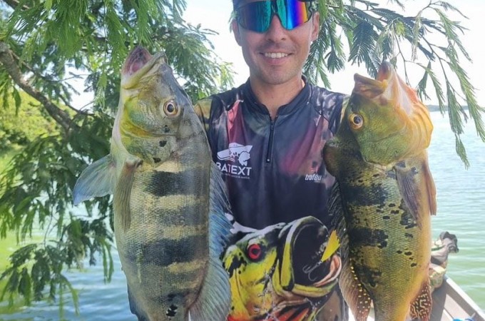 Rio Tiet: Guia Fluvial pescou Tucunar de 4,3 quilos