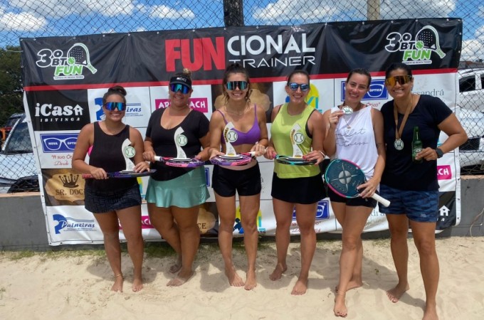 Beach Tennis: Torneio do BT FUN reuniu atletas de Ibitinga e regio