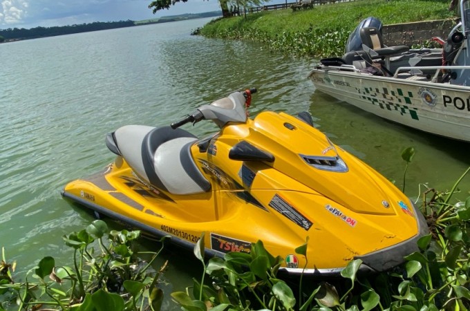 PM Ambiental de Ibitinga localizou jet ski furtado