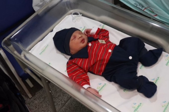 Primeira criana que nasceu em Ibitinga em 2025  menino
