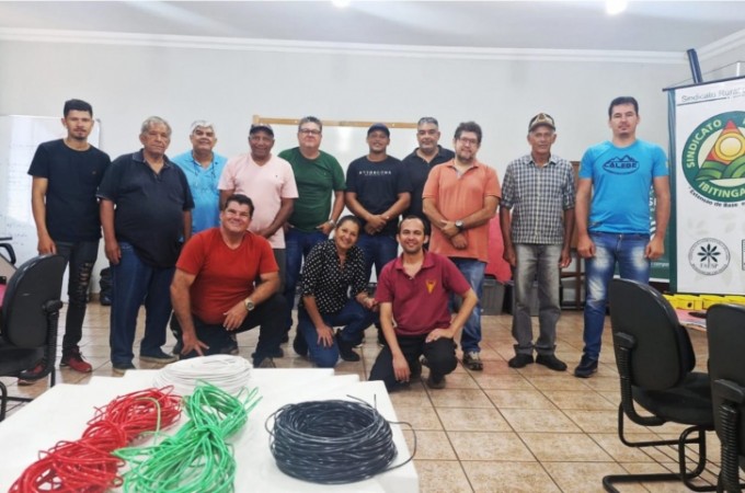 Curso de eletricista no Sindicato Rural foi um sucesso
