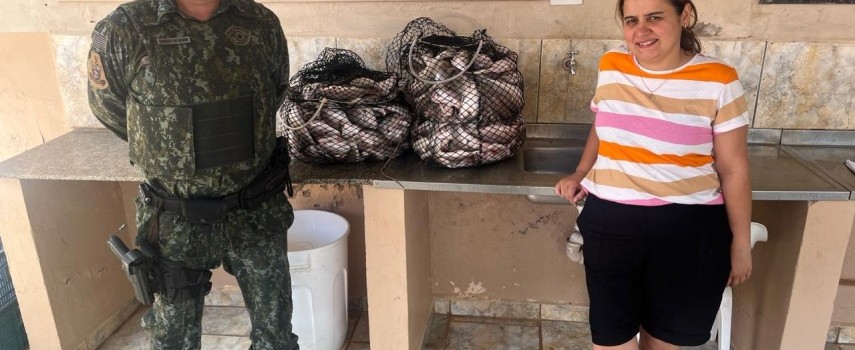 pm-ambiental-de-ibitinga-apreende-e-doa-70-kg-peixes