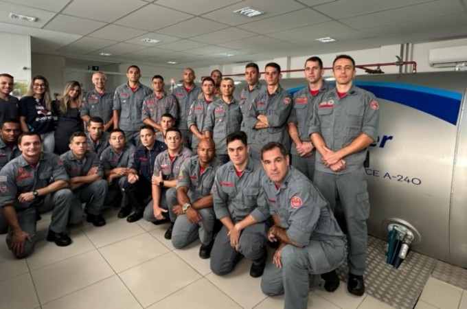 Bombeiros de Ibitinga participaram de mergulho de teste em Marlia