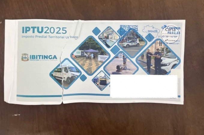 Ibitinga: Carn do IPTU 2025 comeou a ser entregue