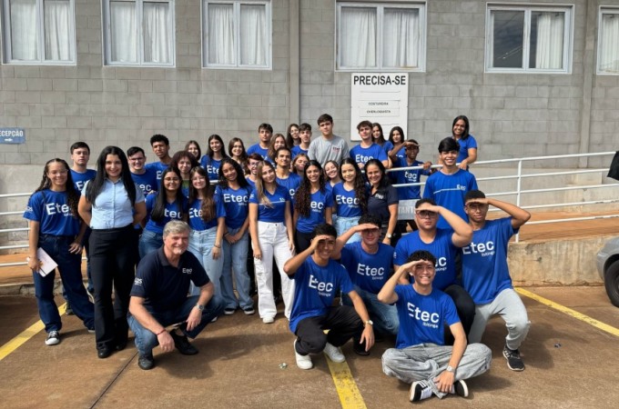 Alunos da ETEC visitaram a empresa Sulamita Txtil