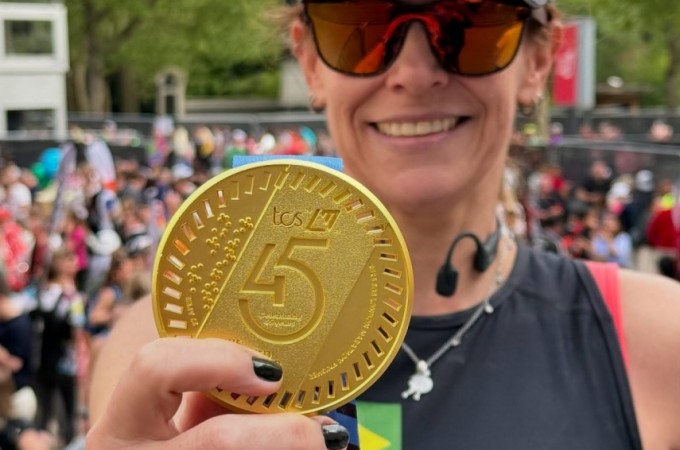 Atleta de Ibitinga participou da 45 Maratona de Londres