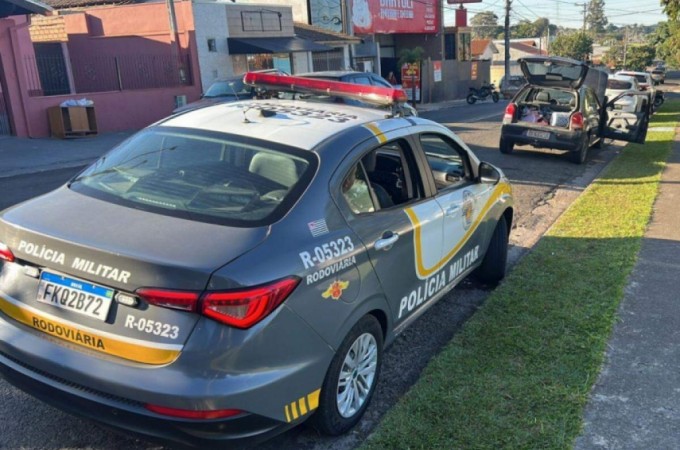 PM Rodovi�ria de Botucatu encontrou carro furtado em Ibitinga