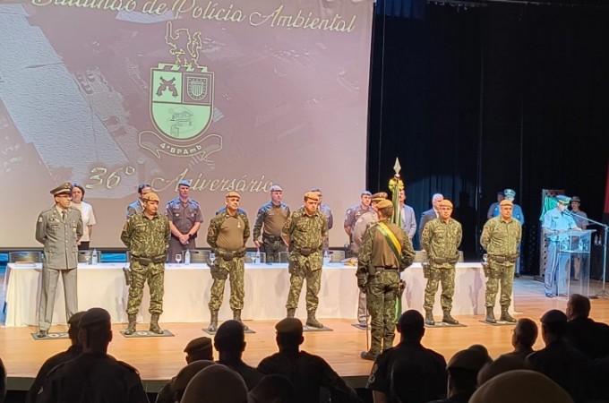 Policiais Ambientais de Ibitinga s�o homenageados em Rio Preto