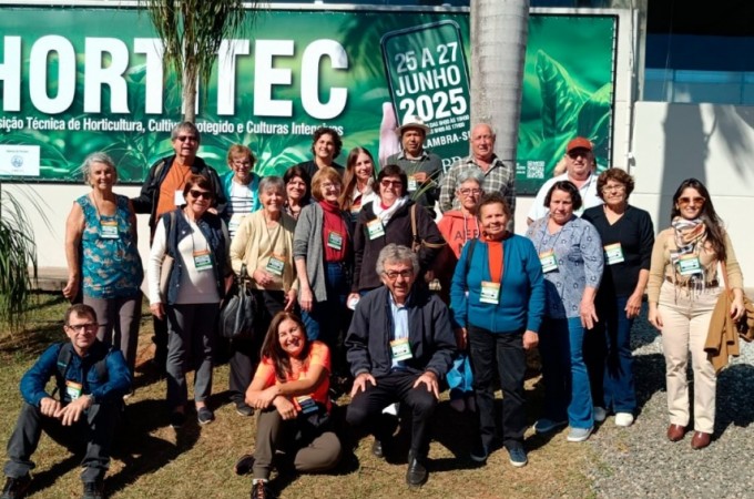 Caravana na 30 Hortitec em Holambra, So Paulo