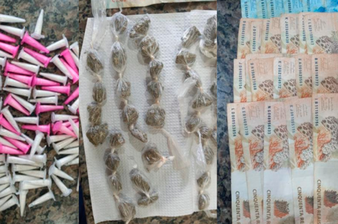 Polcia apreende drogas e dinheiro na Vila dos Bancrios