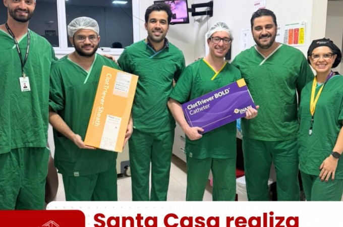 Santa Casa de Araraquara realizou procedimento indito de cirurgia