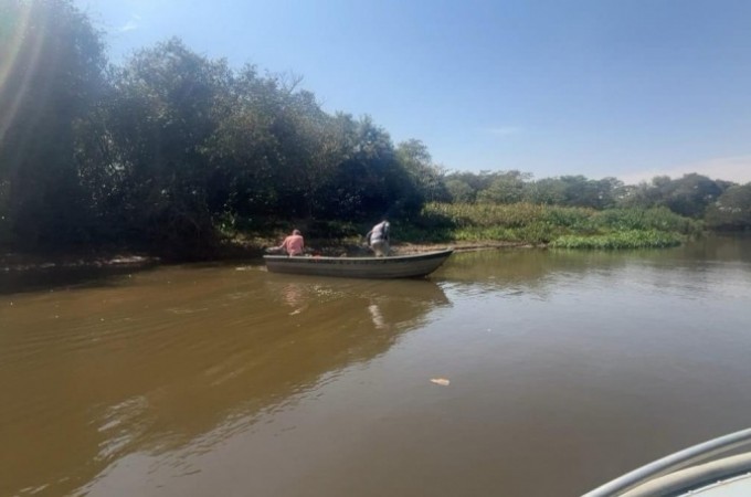 PM Ambiental apreendeu material de pesca no Rio Jacar Guau
