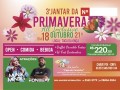 O 3 Jantar da Primavera ser no dia 18 de outubro