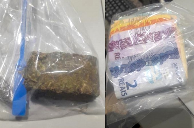 Polcia apreende drogas e prende dois homens em flagrante 
