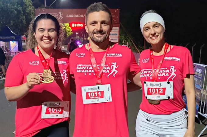 Ibitinga foi bem representada na Corrida Noturna de Araraquara