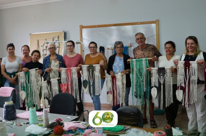 Capacita��o em Macram� encantou participantes em Ibitinga