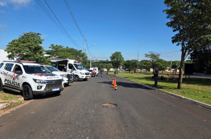 Ibitinga: Pol�cia realizou opera��o para garantir seguran�a vi�ria