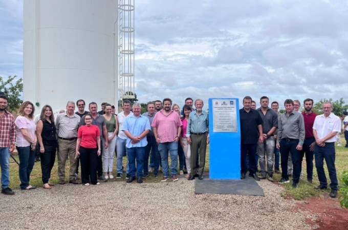 SAAE inaugurou po�o de capta��o no Jd. Aurora