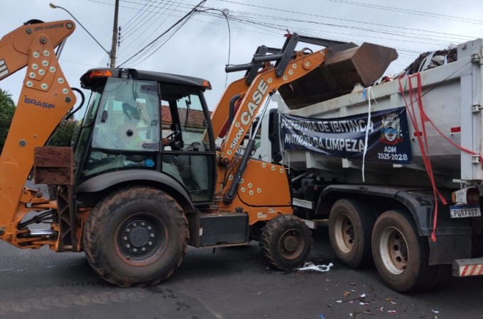 Mutir�o da Limpeza j� retirou 559 toneladas de materiais inserv�veis