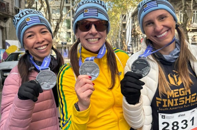 Atletas de Ibitinga participaram de Meia Maratona no Uruguai