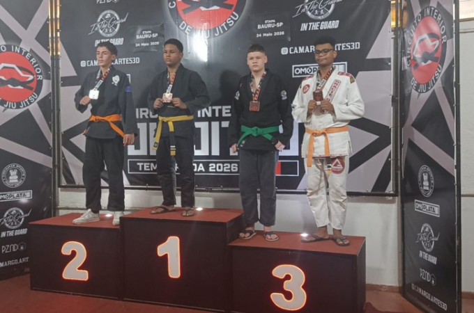 Jiu-Jitsu: Atletas de Ibitinga conquistaram medalhas em Bauru