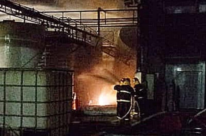 Exploso destri tanque de Usina de lcool em Potunduva 