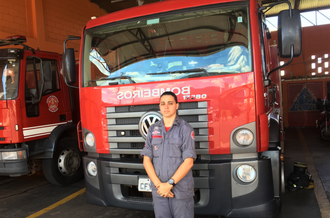 Corpo de Bombeiros de Ibitinga recebeu a 1 mulher