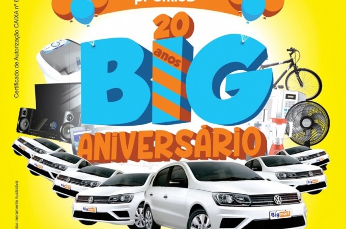 BIG MART inova e lan�a promo��o de ANIVERS�RIO