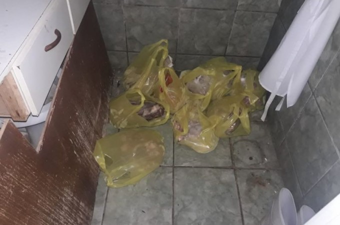 Casal � flagrado furtando a�ougue em Pederneiras