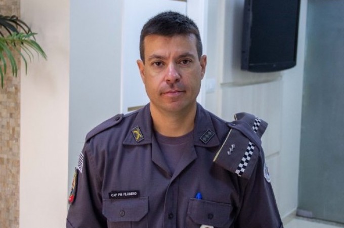Capit�o Pl�nio � o novo comandante da 5� Cia de Ibitinga