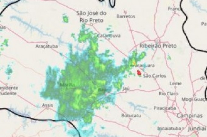 Previso  de chuva no Carnaval 2019