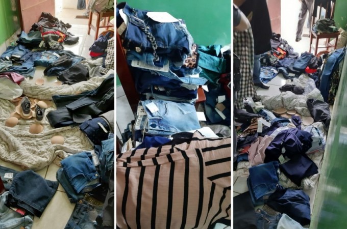 Grupo � preso suspeito de furtar lojas de roupa em Tabatinga