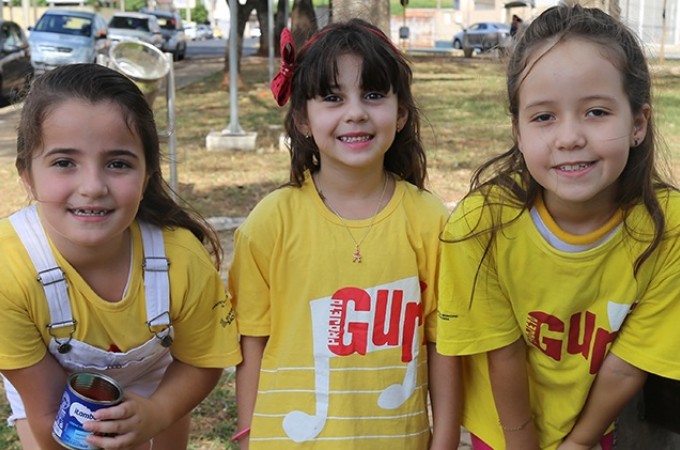 Projeto Guri promoveu ao criativa em prol do Meio Ambiente
