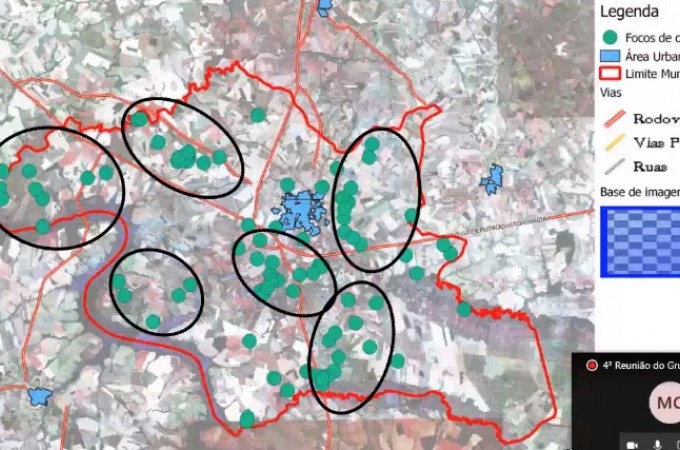 Grupo de combate a incndios florestais identificou reas atingidas 