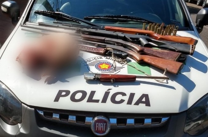 Araraquara:PM Ambiental prende dupla por ca�a e porte ilegal de arma
