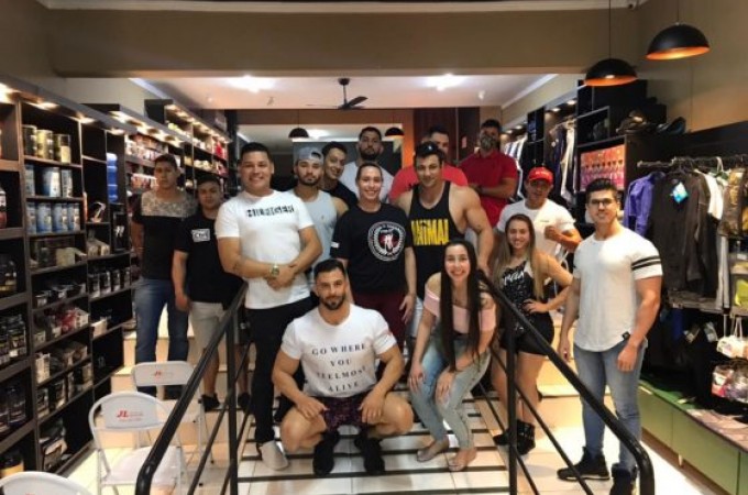 Presidente da Federao Paulista de Fisiculturismo visitou Ibitinga