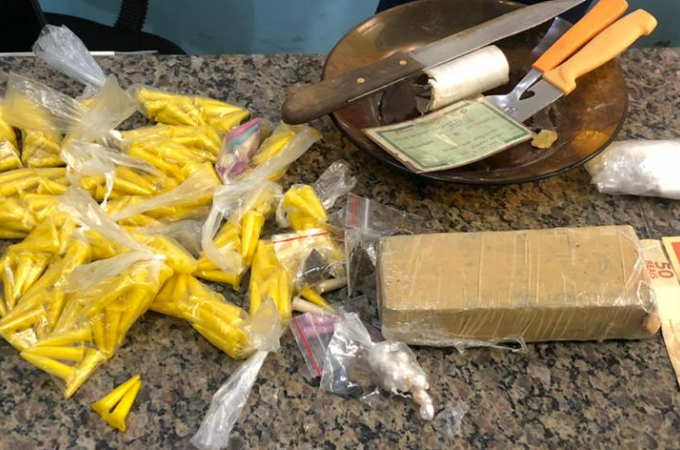 PM prende homem com grande quantidade de drogas no Jd. Paineiras