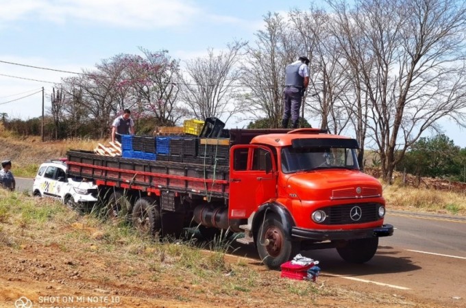 PF e Pol�cia Rodovi�ria apreendem caminh�o com maconha na SP-304