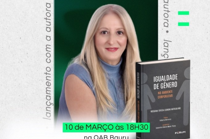 Ju�za Dra. Rossana faz lan�amento de livro em Bauru