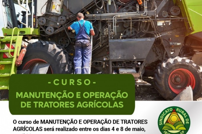 Ibitinga: Curso gratuito de tratorista est� com �ltimas vagas